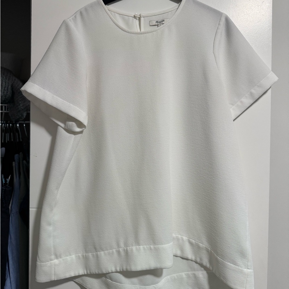 Madewell White Blouse